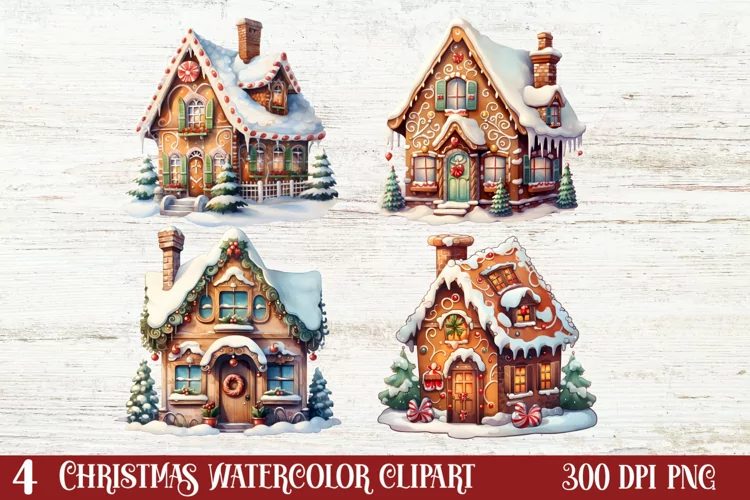 Beautiful Christmas Gingerbread Clipart, Christmas PNG