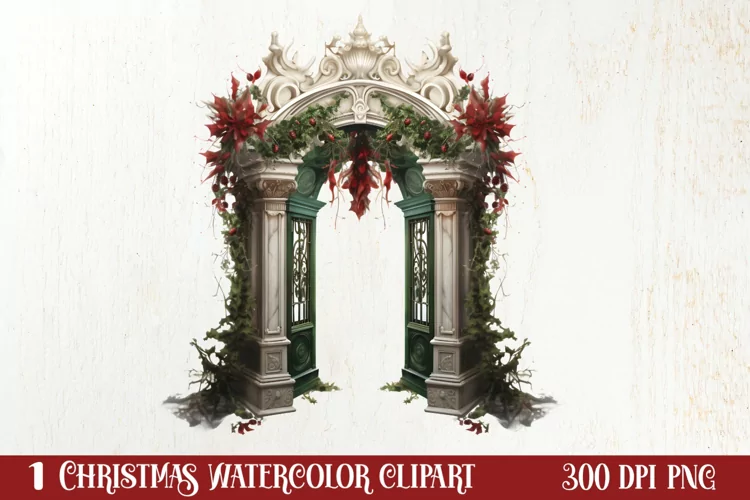 Christmas Castle Clipart Sublimation, Christmas PNG