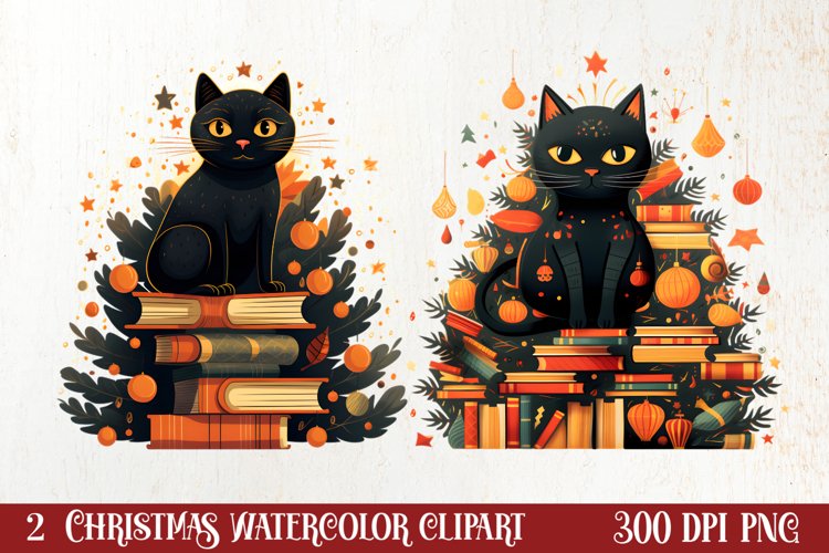 Watercolor Book Clipart Image 4