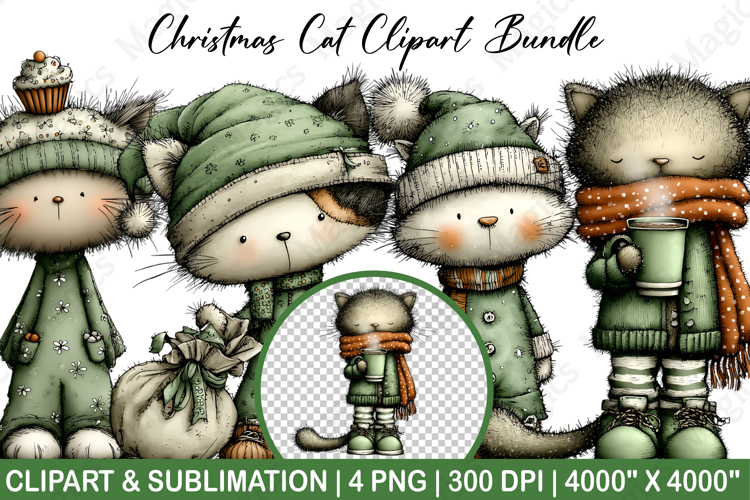 Santa Christmas Clipart Image 13