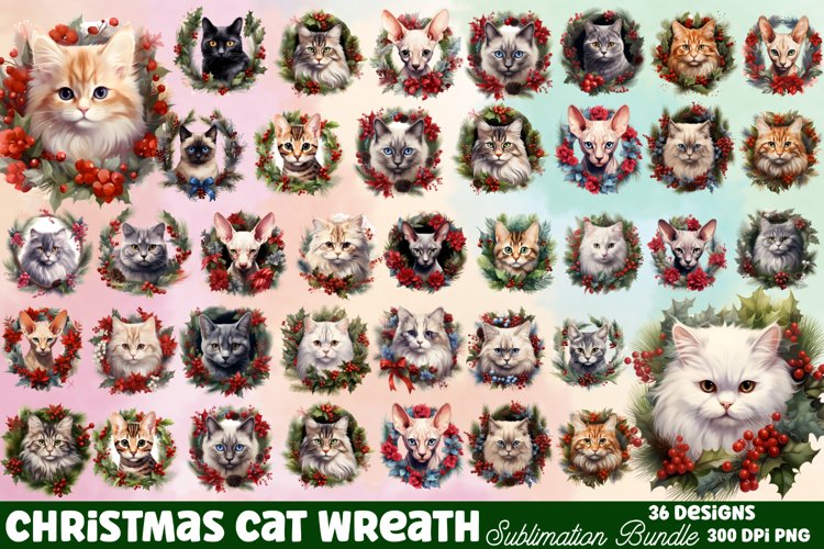 Christmas Wreath Clipart Image 17