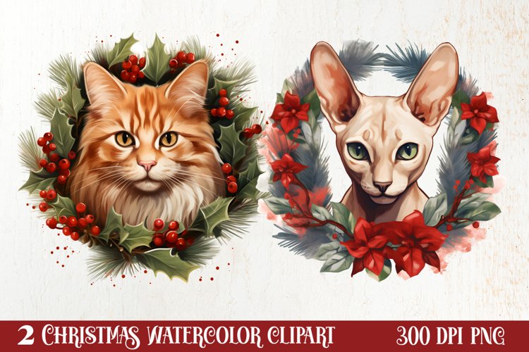 Christmas Wreath Clipart Image 18