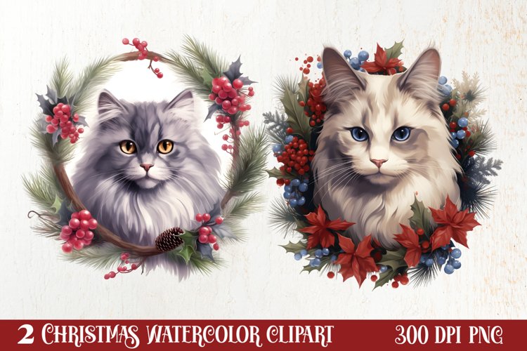 Christmas Wreath Clipart Image 13