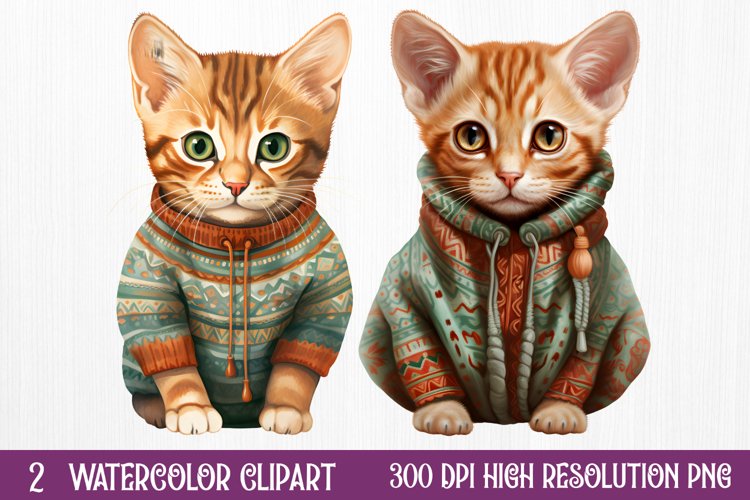 Christmas Cats Clipart, Christmas Cats Sublimation, Christmas Cats watercolor, Watercolor Christmas Cats, Christmas Cats Clip Art, Christmas Cats PNG, Christmas Cats Sublimation PNG, Christmas Cats Clipart PNG, Christmas Cats Watercolor Bundle, Christmas