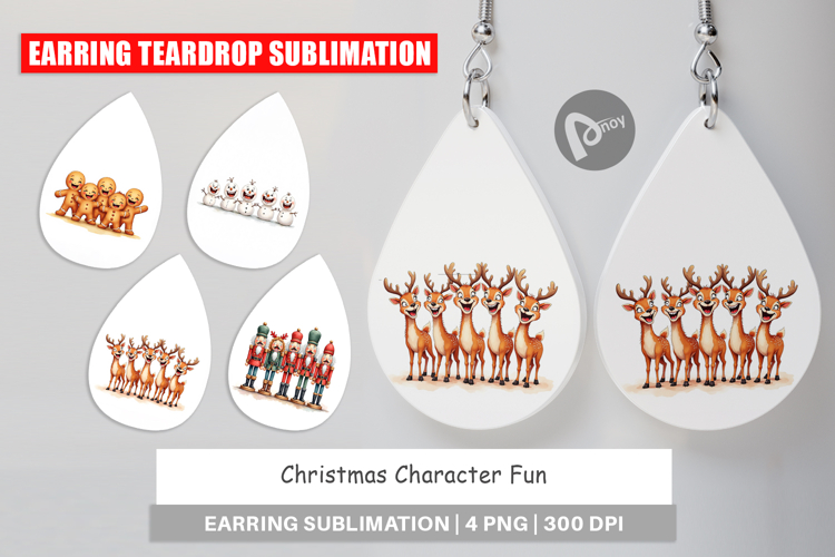 Earring Sublimation Designs Image 23
