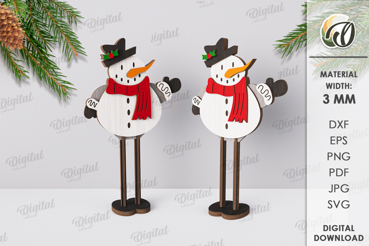 Snowman Clipart Image 24