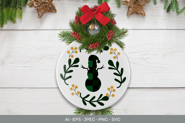 Christmas Wreath Clipart Image 12
