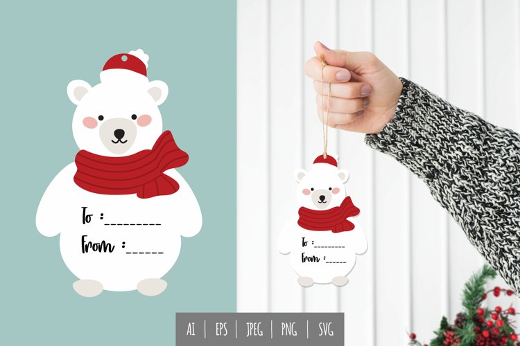 Polar Bear Clipart Image 15
