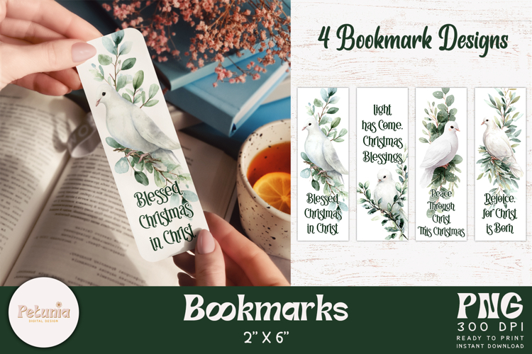 Printable Christian Bookmark | Christmas Bookmarks