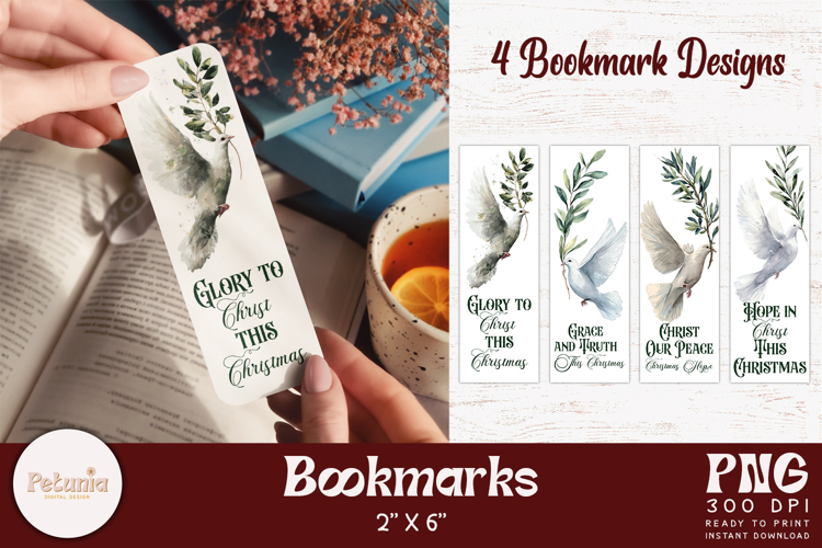 Printable Christian Bookmark | Christmas Bookmarks