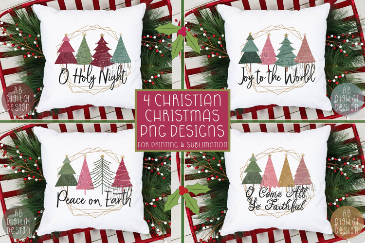 Christian Christmas PNG Bundle | Sublimation Designs