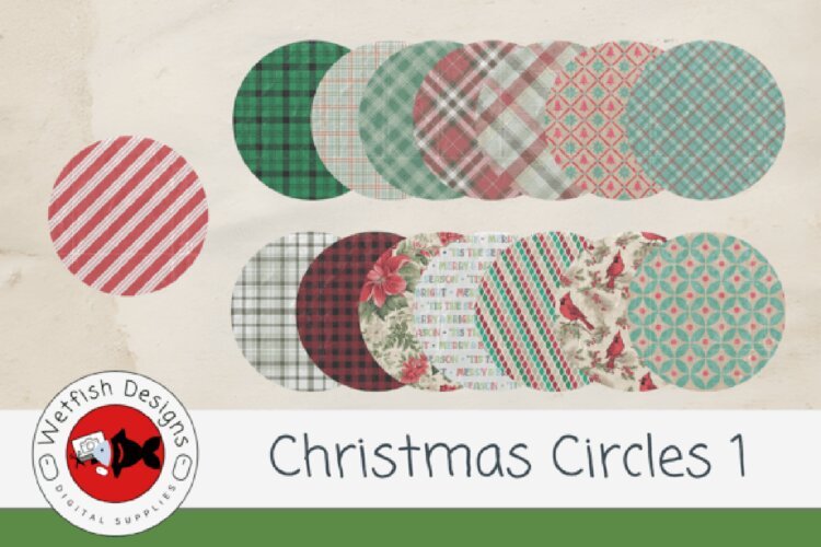 PNG Christmas Circles 1 example image 1
