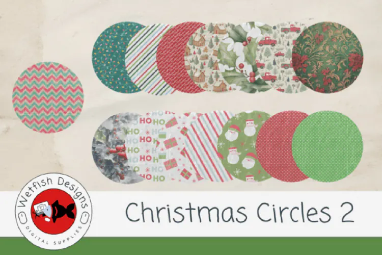 PNG Christmas Circles 2