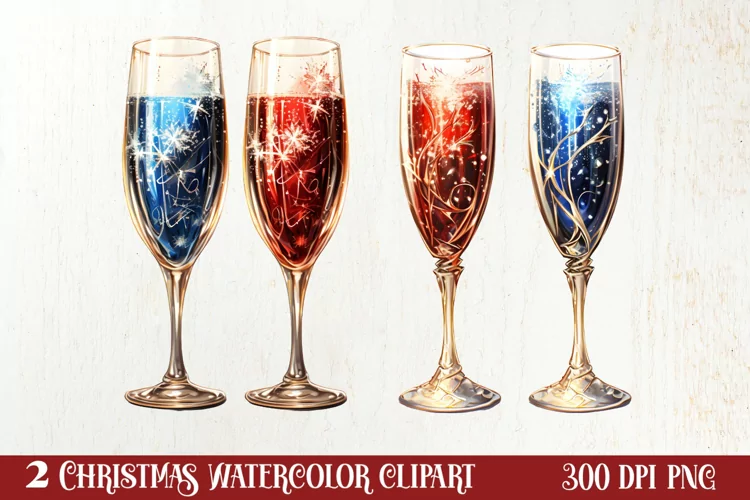Christmas Family Animals Clipart, Christmas Family