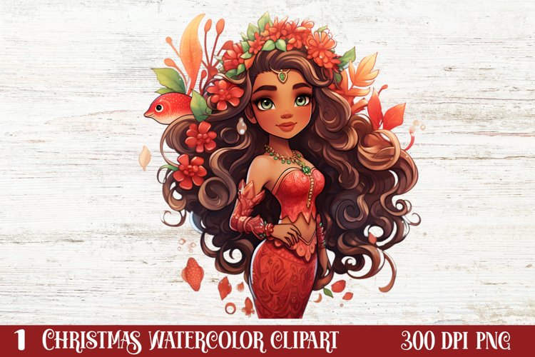 Mermaid Clipart Image 16