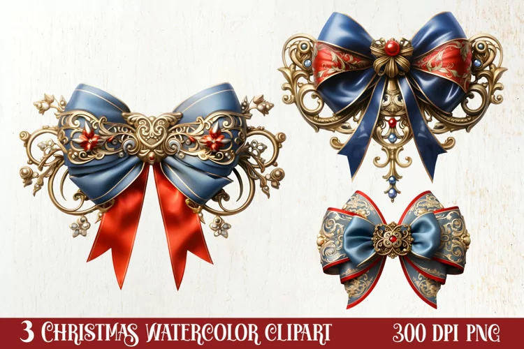 Christmas Family Animals Clipart, Christmas Family