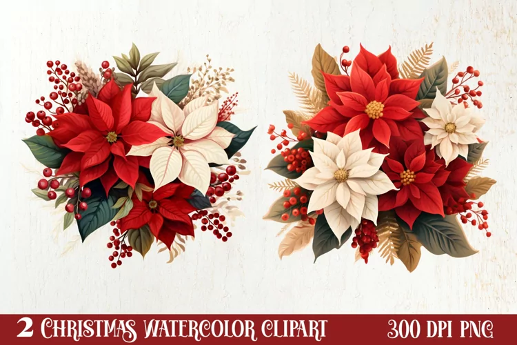 Christmas Family Animals Clipart, Christmas Family