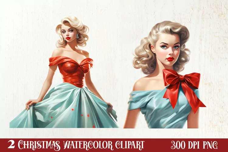 Christmas Family Animals Clipart, Christmas Family