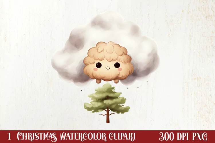 Christmas Knitting Clipart Watercolour , Christmas PNG