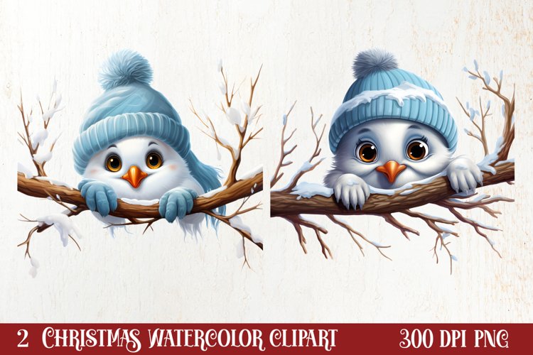 Christmas Snowman Peeking Clipart PNG