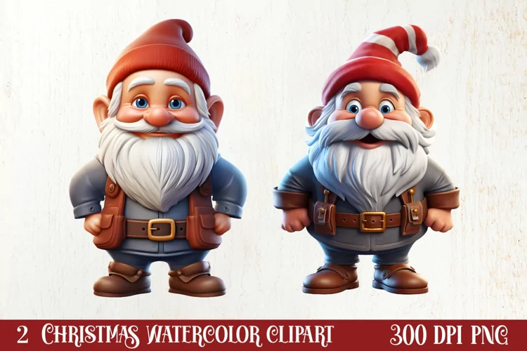 3D Christmas Sublimation Clipart