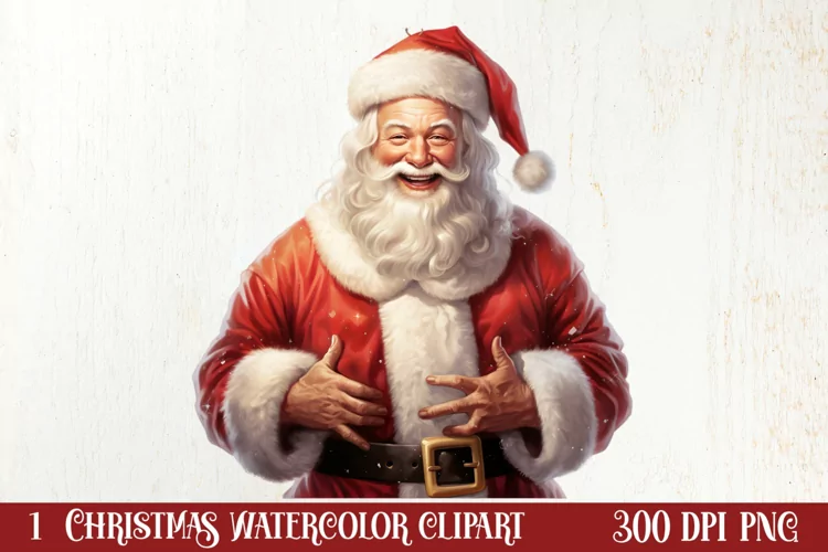 Handsome Santa Claus Clipart, Santa Claus Clipart
