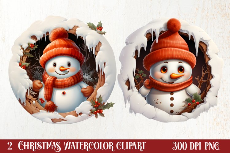 Snowman PNG Image 23