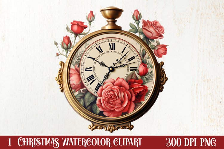 Vintage Christmas Magic Clipart, Christmas Clipart