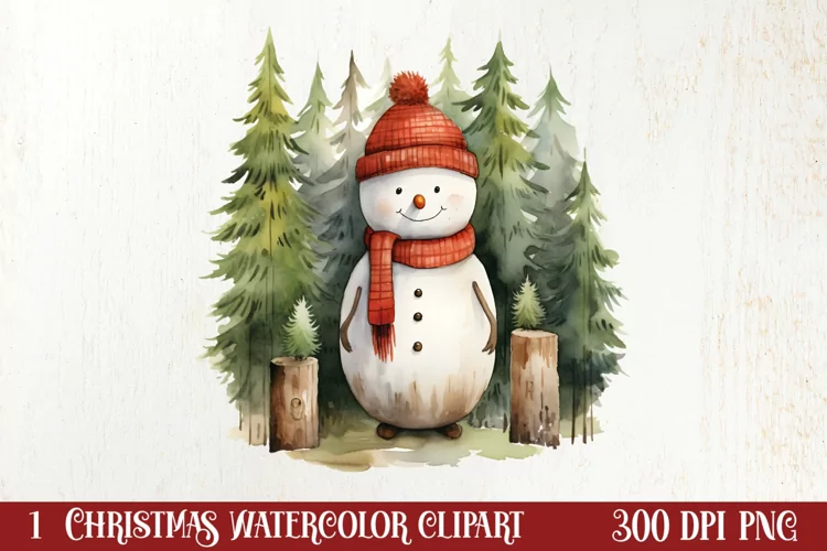 Christmas Knitting Clipart Watercolour , Christmas PNG