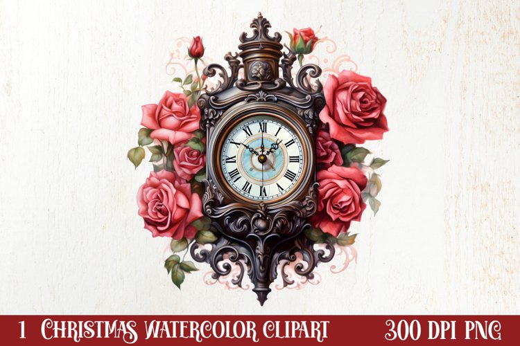 Vintage Christmas Magic Clipart, Christmas Clipart