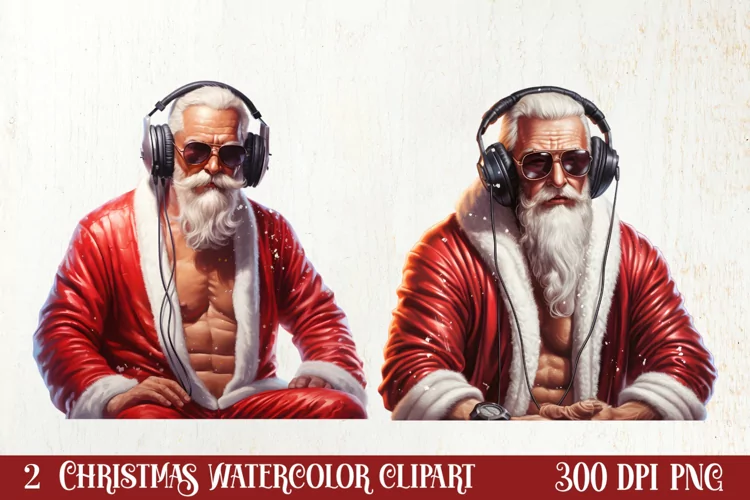 Handsome Santa Claus Clipart, Santa Claus Clipart