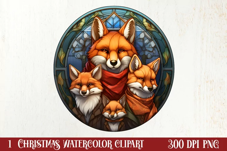 Cozy Christmas Family Animals Clipart , Christmas PNG