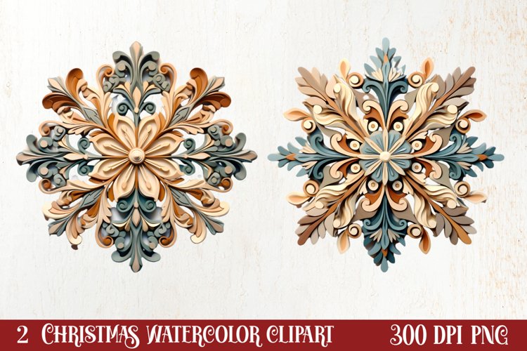 Hand Drawn Cozy Christmas Clipart, Christmas PNG example image 1