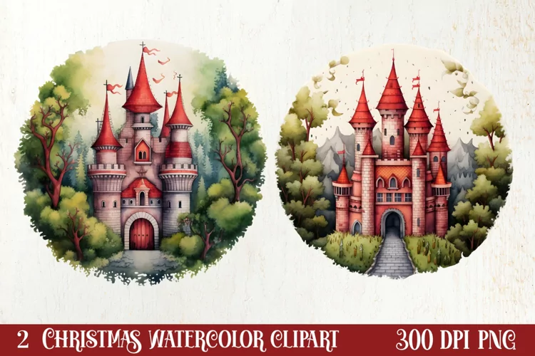 Christmas Knitting Clipart Watercolour , Christmas PNG