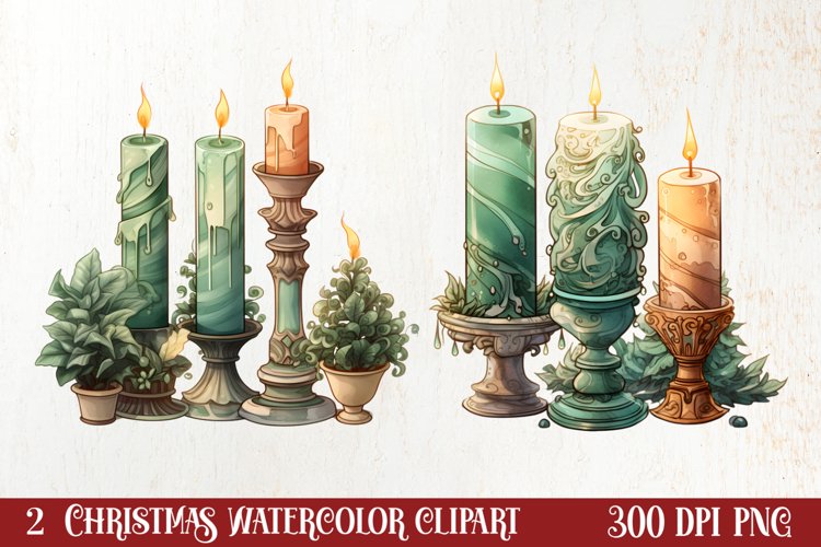 Christmas Watercolor Clipart Image 22
