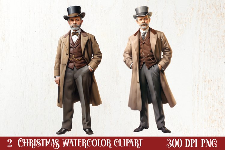 Vintage Christmas Clipart Image 11