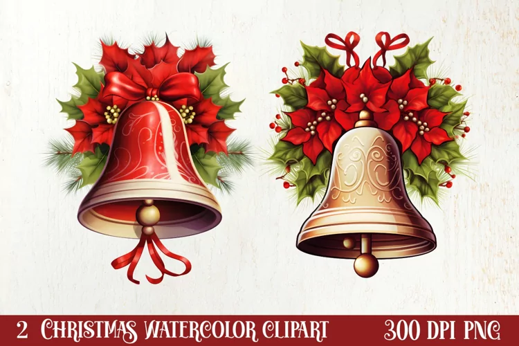 Magical Christmas Celebration Clipart, Christmas Clipart