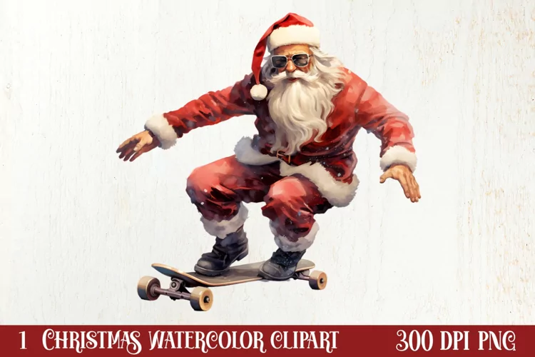 Handsome Santa Claus Clipart, Santa Claus Clipart
