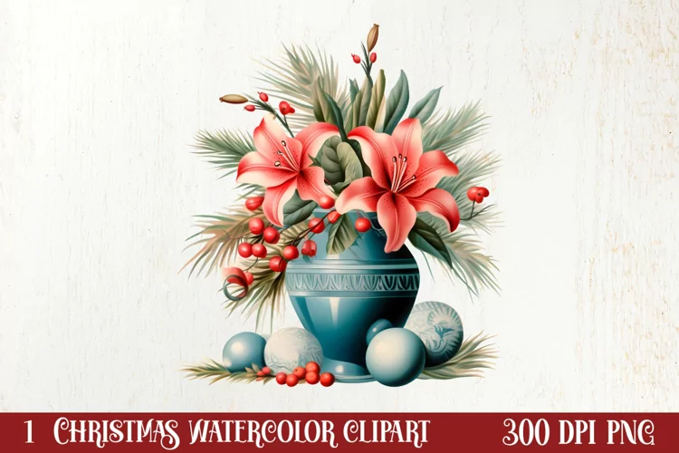 Tropical Christmas Clipart , Christmas PNG