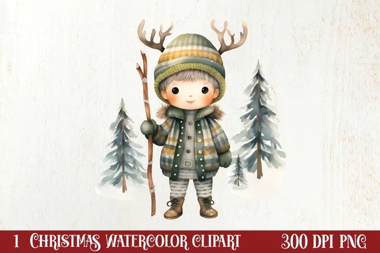 Christmas Knitting Clipart Watercolour , Christmas PNG