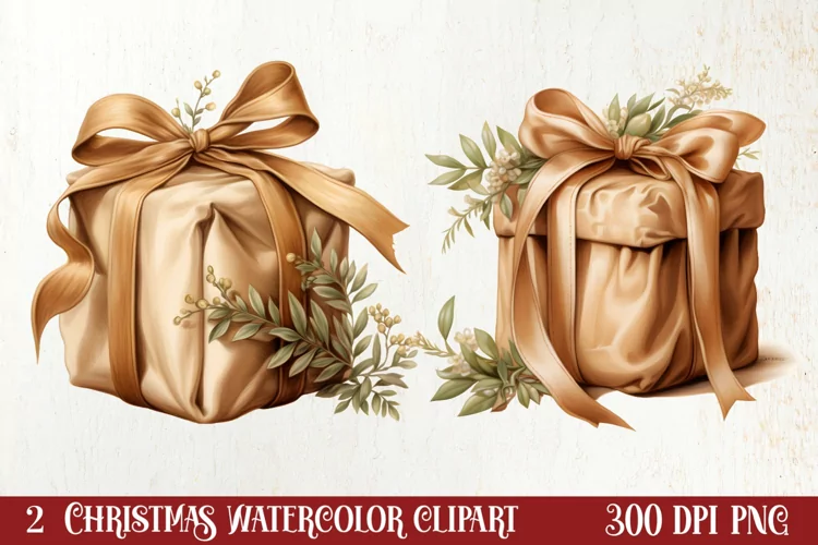 Magical Christmas Celebration Clipart, Christmas Clipart