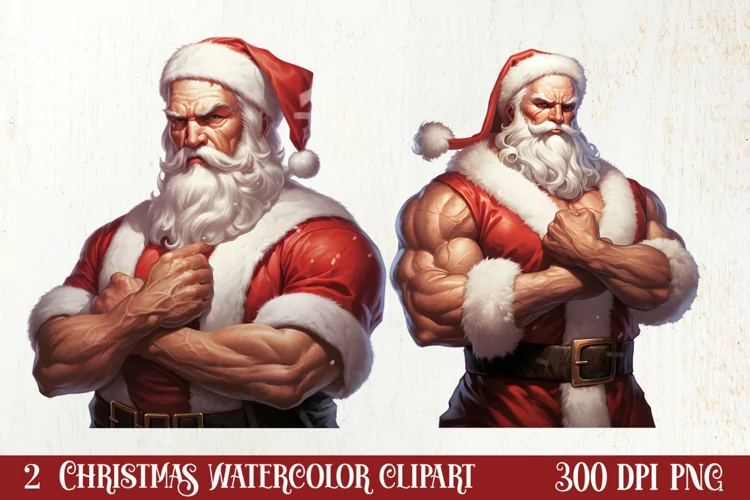 Handsome Santa Claus Clipart, Santa Claus Clipart