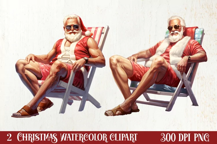 Handsome Santa Claus Clipart, Santa Claus Clipart