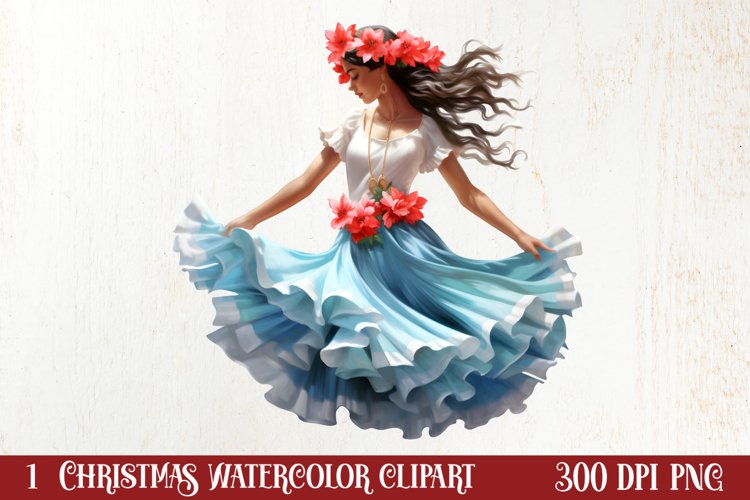 Christmas Watercolor Clipart Image 14