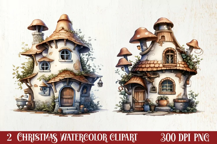 Hand Drawn Cozy Christmas Clipart, Christmas PNG