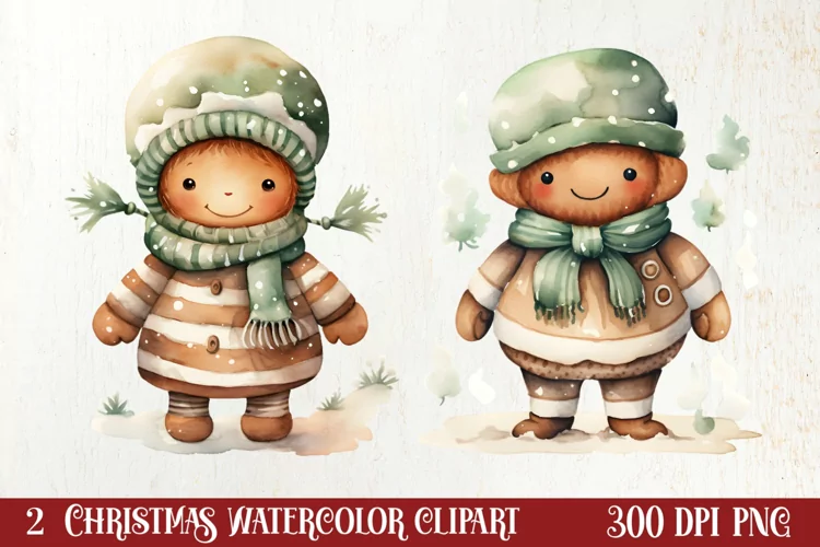 Hand Drawn Cozy Christmas Clipart, Christmas PNG