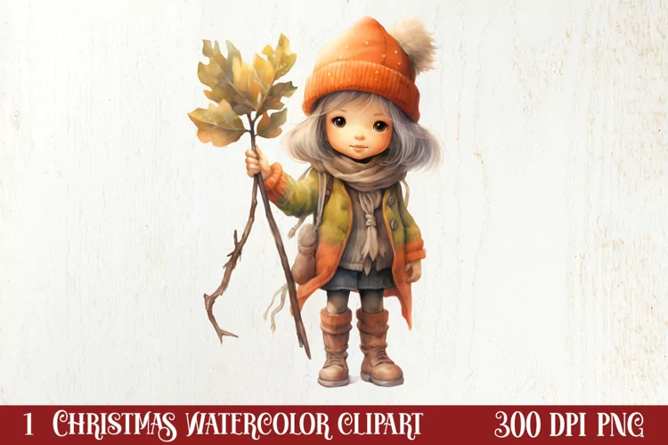 Christmas Knitting Clipart Watercolour , Christmas PNG