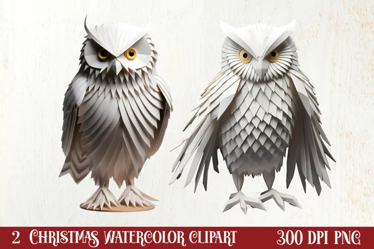 Christmas Origami Style Sublimation, Christmas PNG