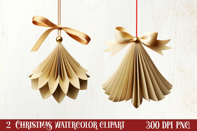 Christmas Origami Style Sublimation, Christmas PNG