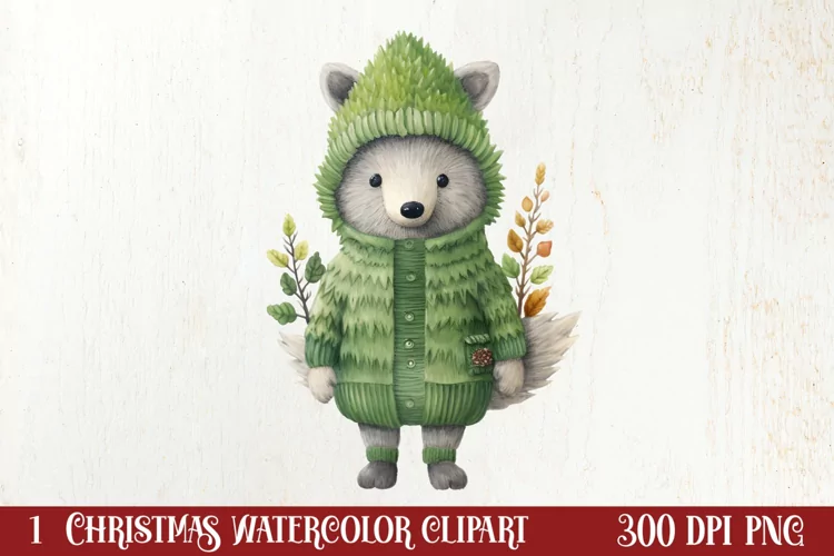 Christmas Knitting Clipart Watercolour , Christmas PNG